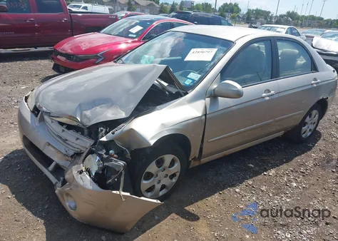 2006 Kia Spectra Ex/Lx/Sx from USA, damaged, VIN KNAFE122665313854